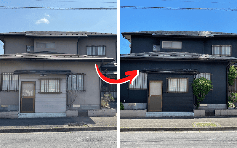 宮城県仙台市の2階建て住宅の外壁・屋根塗装を行いました【2022年5月】